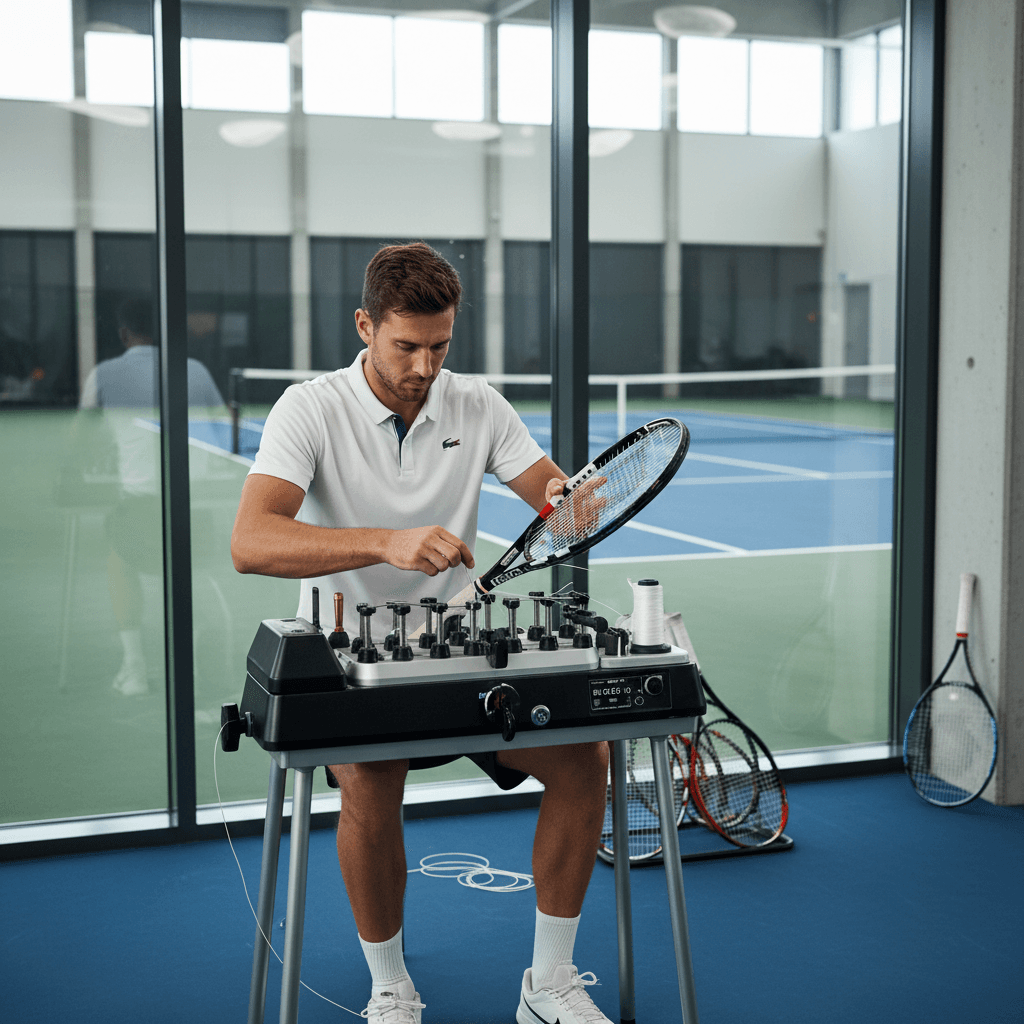 Professional racket stringing service